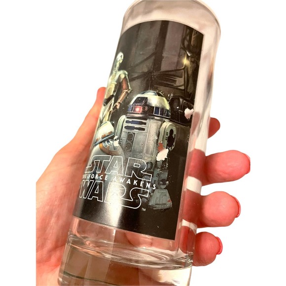 Star Wars The Force Awakens Drinking Glasses Set of 3 w Flaws - Picture 7 of 8